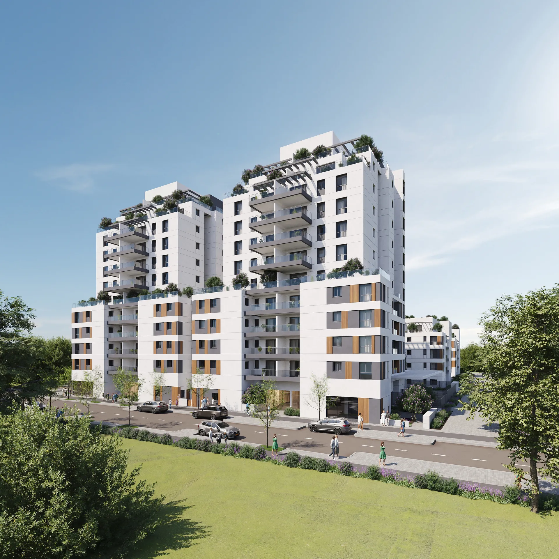 The international quarter, Lod, Israel — 3D RENDERING (3)